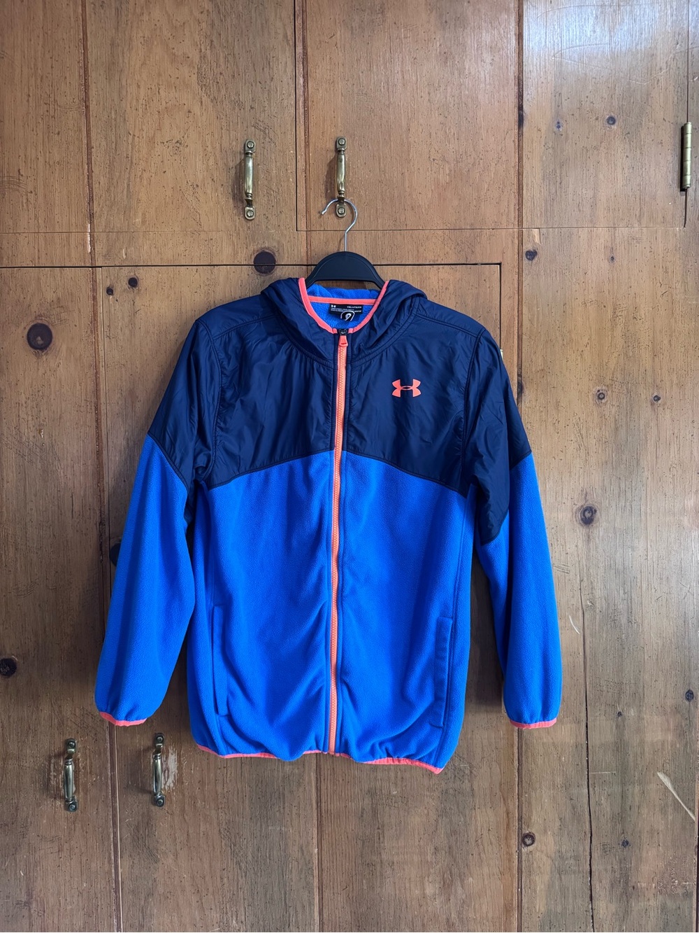 Under Armour Blue Hooded Fleece Jacket